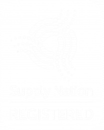 Supply Nation white logo