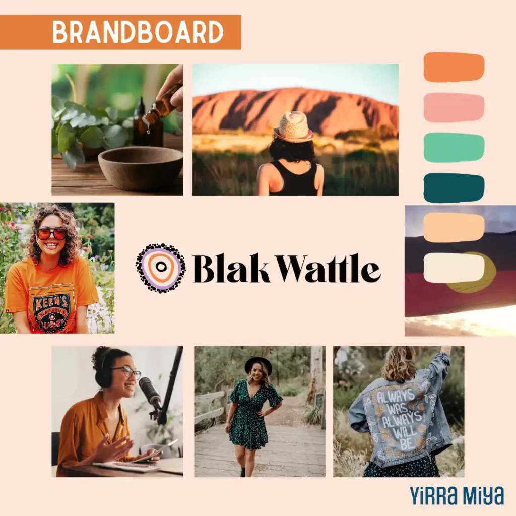 Brandboard for Blak Wattle