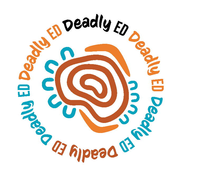 Organic shaped Deadly ED logo.