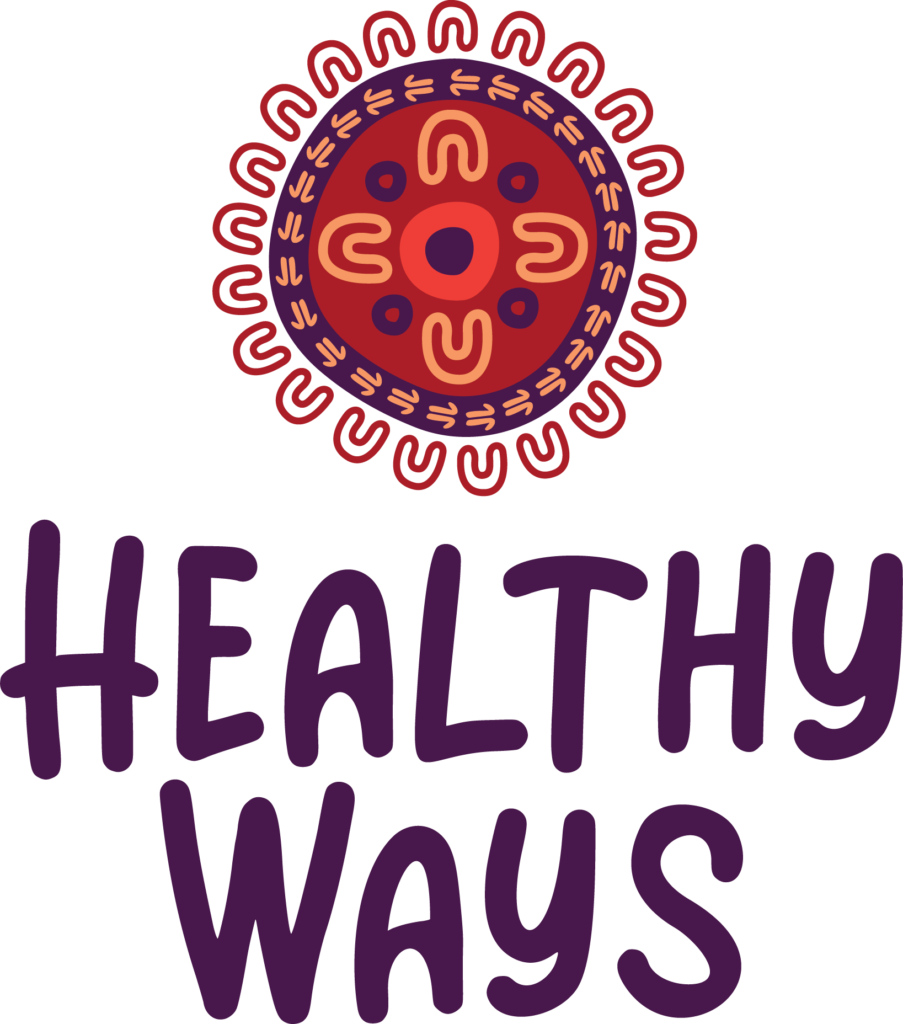 Healthy Ways Awabakal icon with an Aboriginal